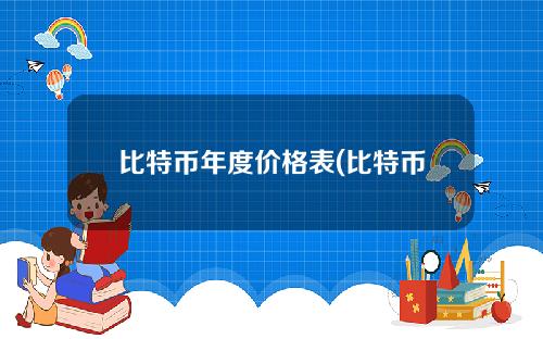 比特币年度价格表(比特币年度市场价格)