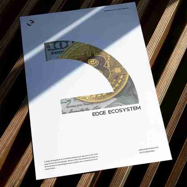 Edge Ecosystem 加密货币公司logo设计via:Victor da Silva Barbosa