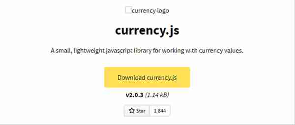 JavaScript专业级处理货币类库Currency.js